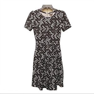 LuLaRoe Amelia Dress black & white